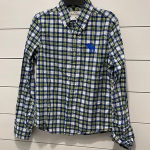 Boys Abercrombie Kids button down shirt, Size XL, 14-16, Great for Easter